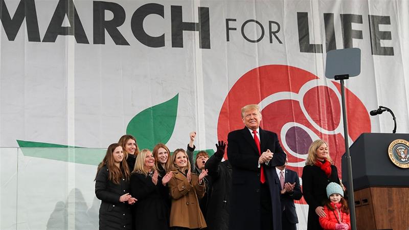 Trump_sul palco della March for Life_2020